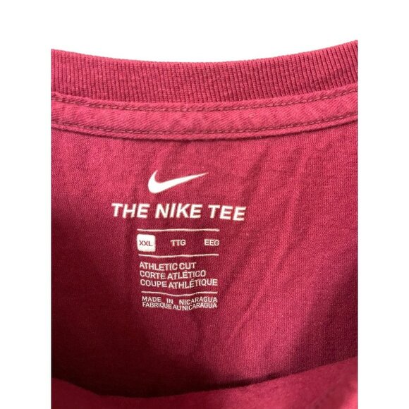 Nike No Pain No Power Short Sleeve T-shirt Men’s Size XXL Wine - Picture 2 of 3